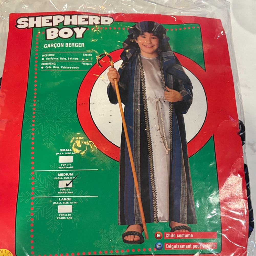 Shepherd Boy Costume - Blue and White brand  Rubie’s